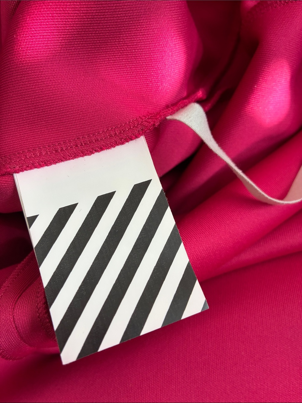 *RARE* Off-White bright pink wrap “DRESS” 2013 size 40 - Picture 7 of 11